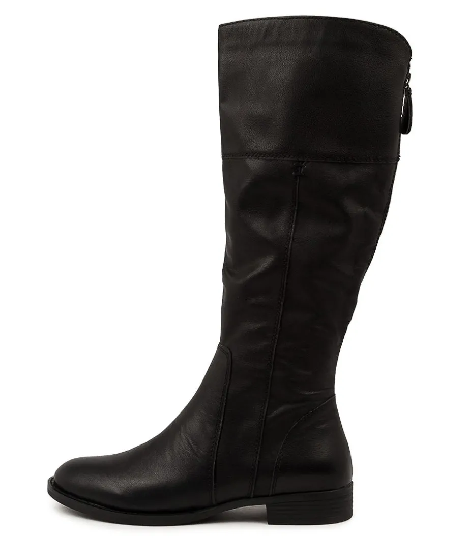 Prago Black Leather