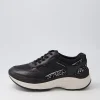 Pro Black Leather Textile Sneakers