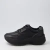 Pro Walker Premium Black Leather Sneakers