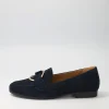 Quinn Dark Blue Suede Brogues