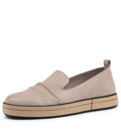 Raider W Smoke Leather Flat Shoes