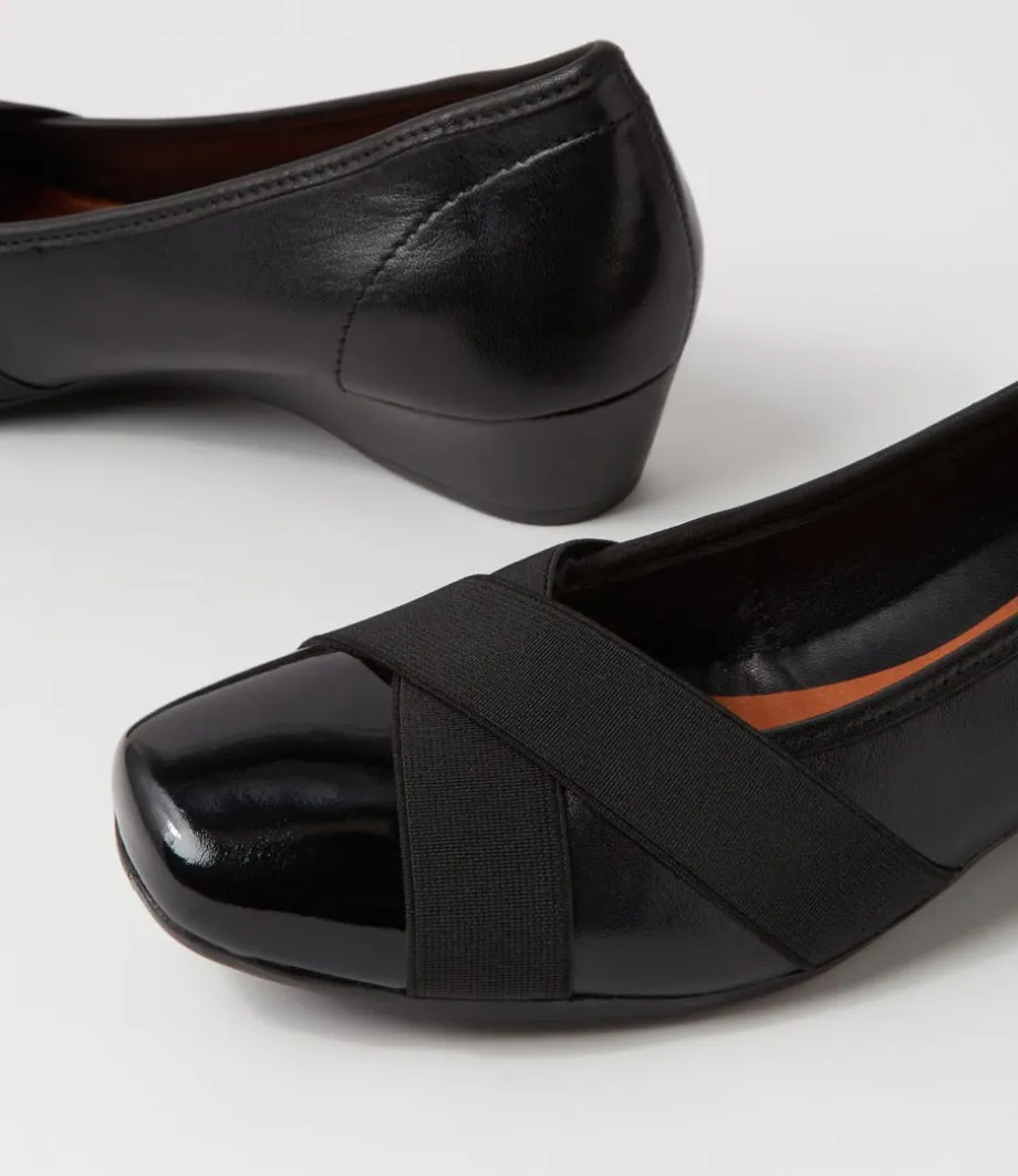 Randford Black Patent Leather Heels