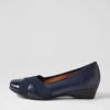 Randford Navy Patent Leather Heels