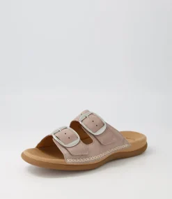 Raum Leinen Nubuck Slides