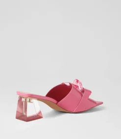 Rulie Pretty Pink Patent Leather Mules