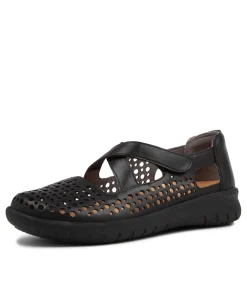 Sachet Xf Black Leather Flat Shoes Bs