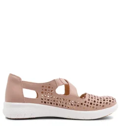 Sachet Xf Blush Leather Flat Shoes