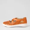 Sachet Xf Orange Leather Flat Shoes