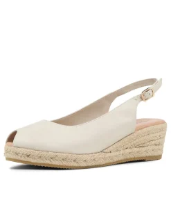 Saniarly Almond Natural Rope Leather Sandals