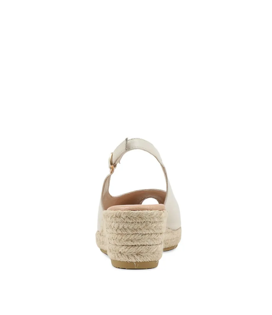 Saniarly Almond Natural Rope Leather Sandals