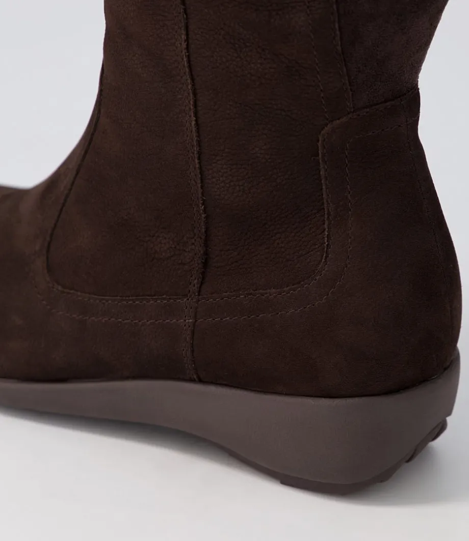 Sawyer Xf Choc Tumble Nubuck Knee High Boots