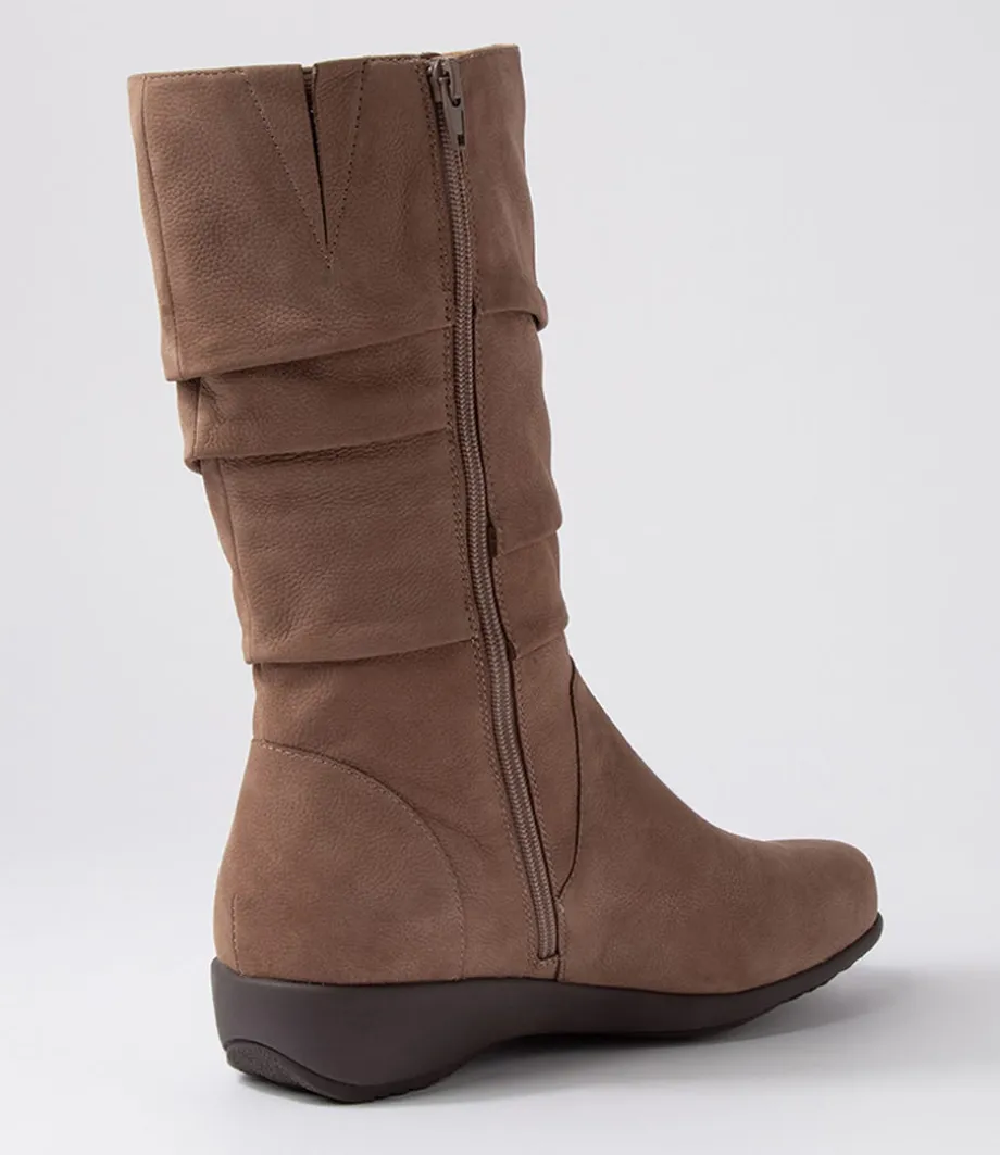 Seattle Xf Taupe Tumble Nubuck Calf Boots