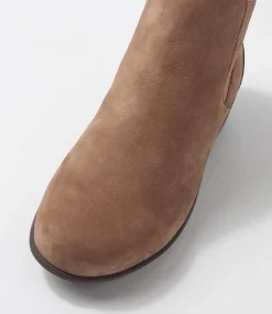 Shanghai Xf Taupe Tumble Nubuck Chelsea Boots