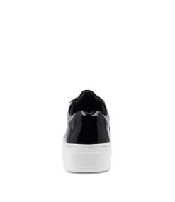 Shelina Black Patent Leather Sneakers Ws
