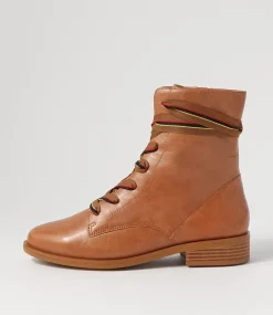 Sherril Xf Tan Leather Ankle Boots