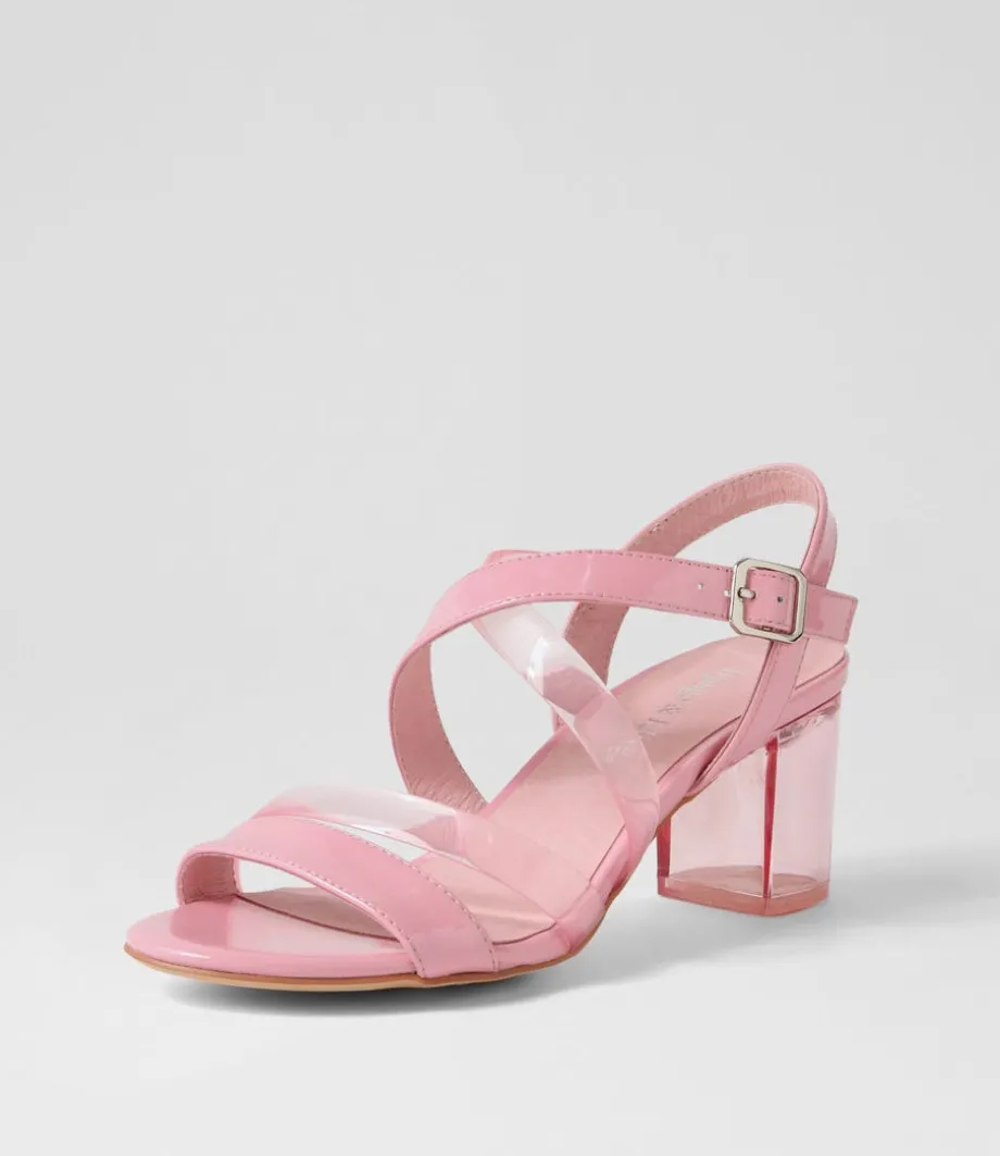 Slava Pink Heel Multi Sandals