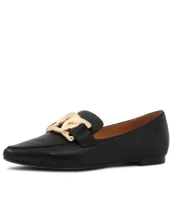 Socoro Black Leather Loafers