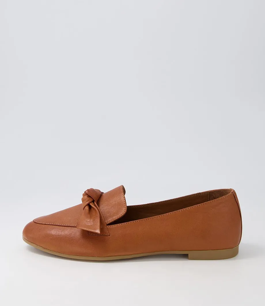 Starna Tan Leather Loafers