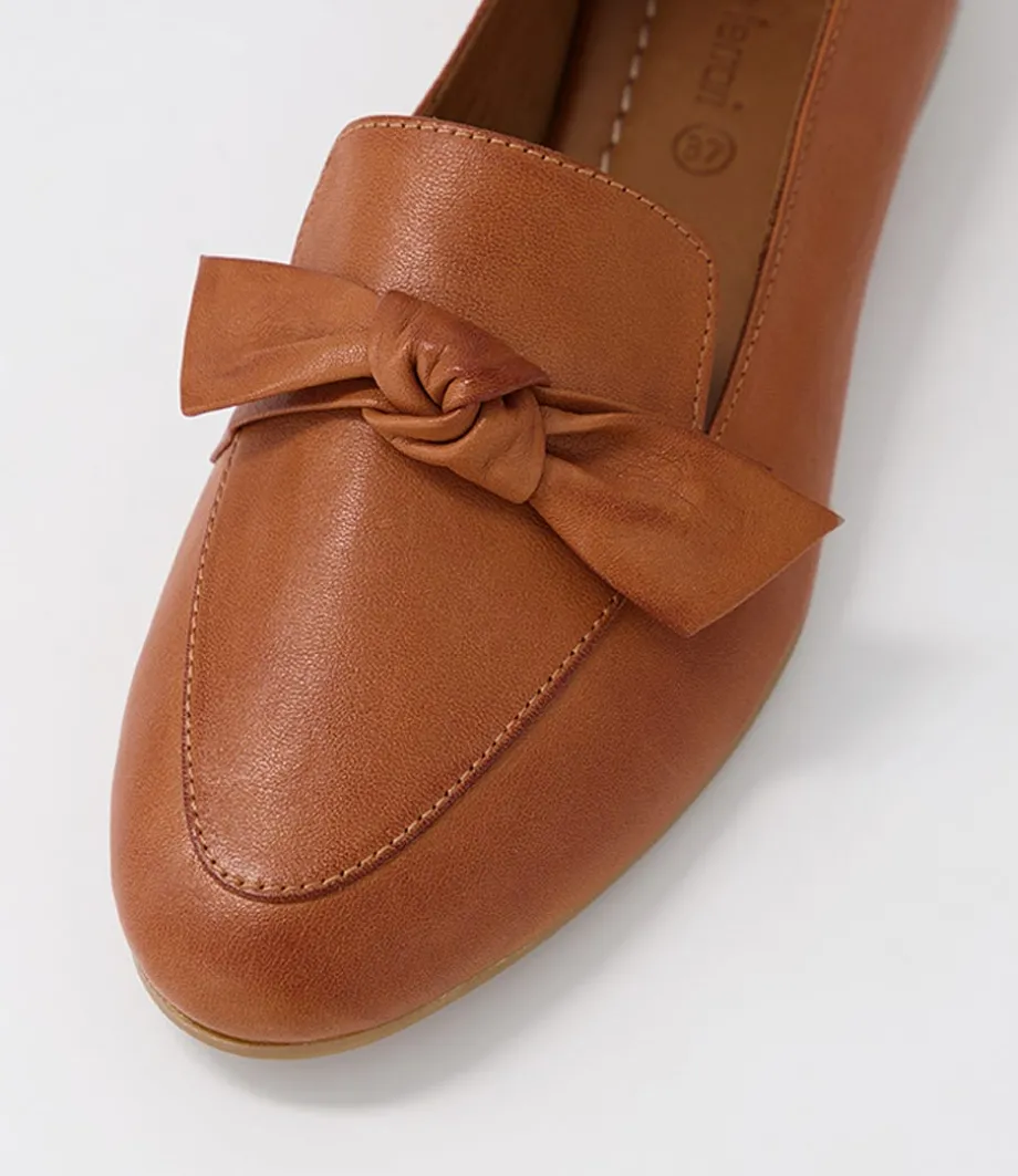 Starna Tan Leather Loafers