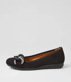 Tabita Schwarz Suede Ballet Flats