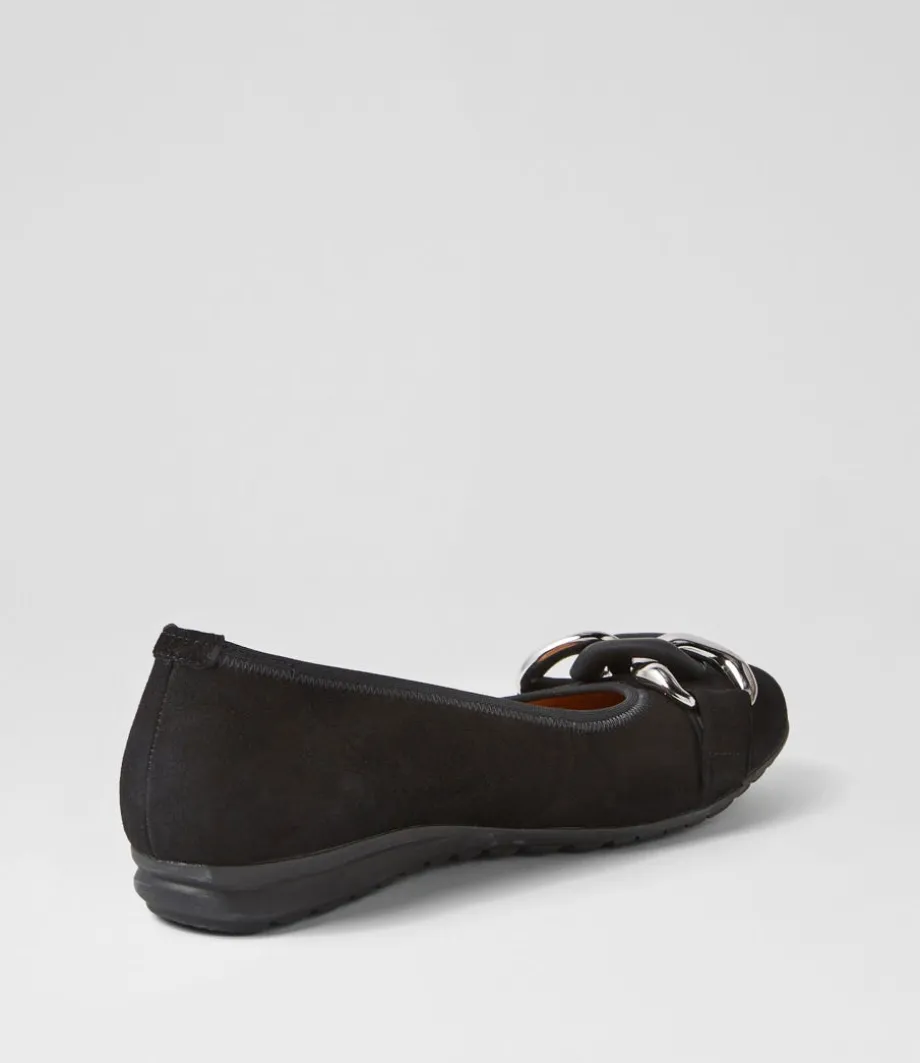 Tabita Schwarz Suede Ballet Flats