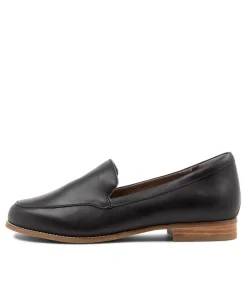 Taded Xf Black Leather Loafers