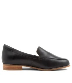 Taded Xf Black Leather Loafers