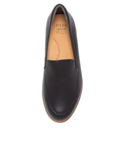 Taded Xf Black Leather Loafers