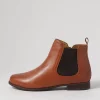 Talia Xf Cognac Choc Leather Chelsea Boots