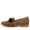 Talise Xf Leopard Black Suede Loafers