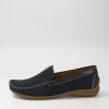 Thessa Nightblue Suede Loafers