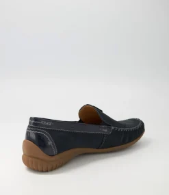 Thessa Nightblue Suede Loafers