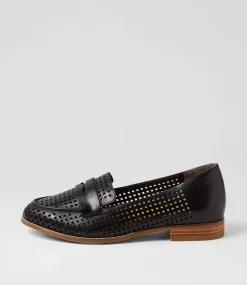 Toppiey Xf Black Leather Loafers