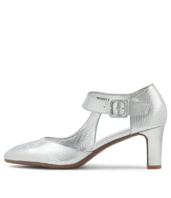 Trinities Silver Lizard Pump Heels