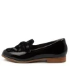 Tulips Xf Black Spot Patent Suede Loafers