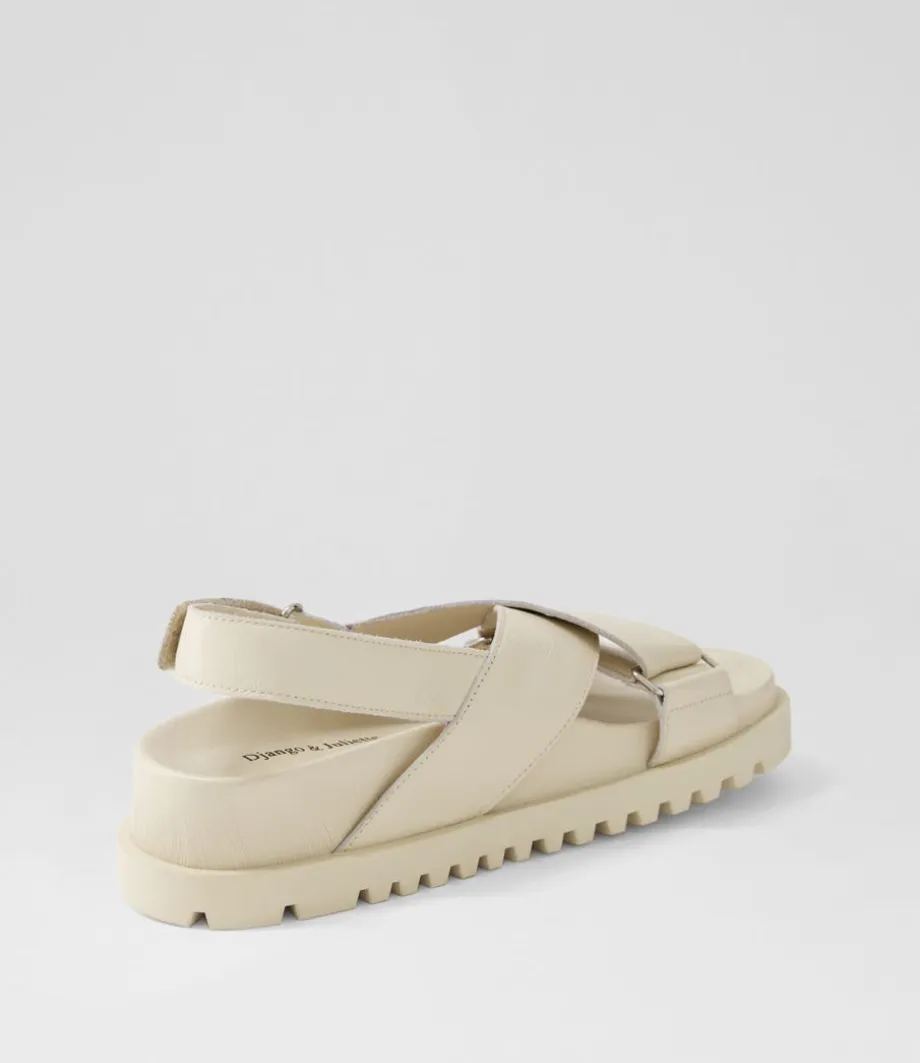 Ubari Milk Leather Sandals