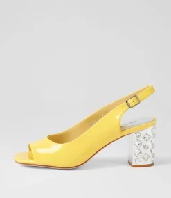 Udeem Buttercup Patent Leather Sandals