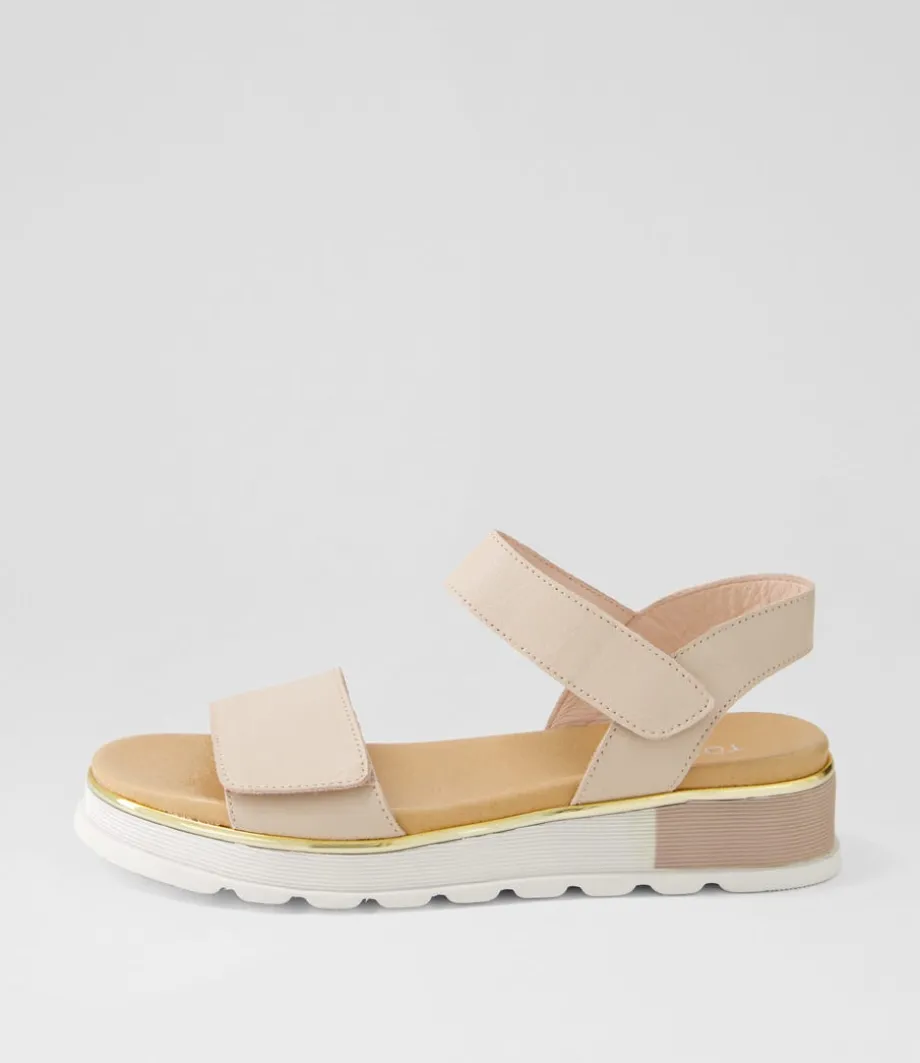 Ulissa Dusty Pink Leather Sandals
