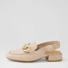 Vabor Nude Leather Heels