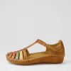 Vallarta 43 Brandy Leather Flat Shoes