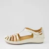 Vallarta 43 Nata Leather Flat Shoes