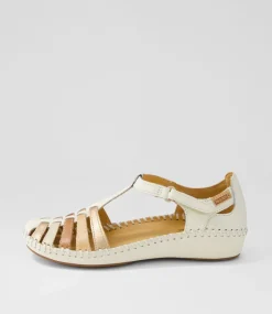 Vallarta 43 Nata Leather Flat Shoes