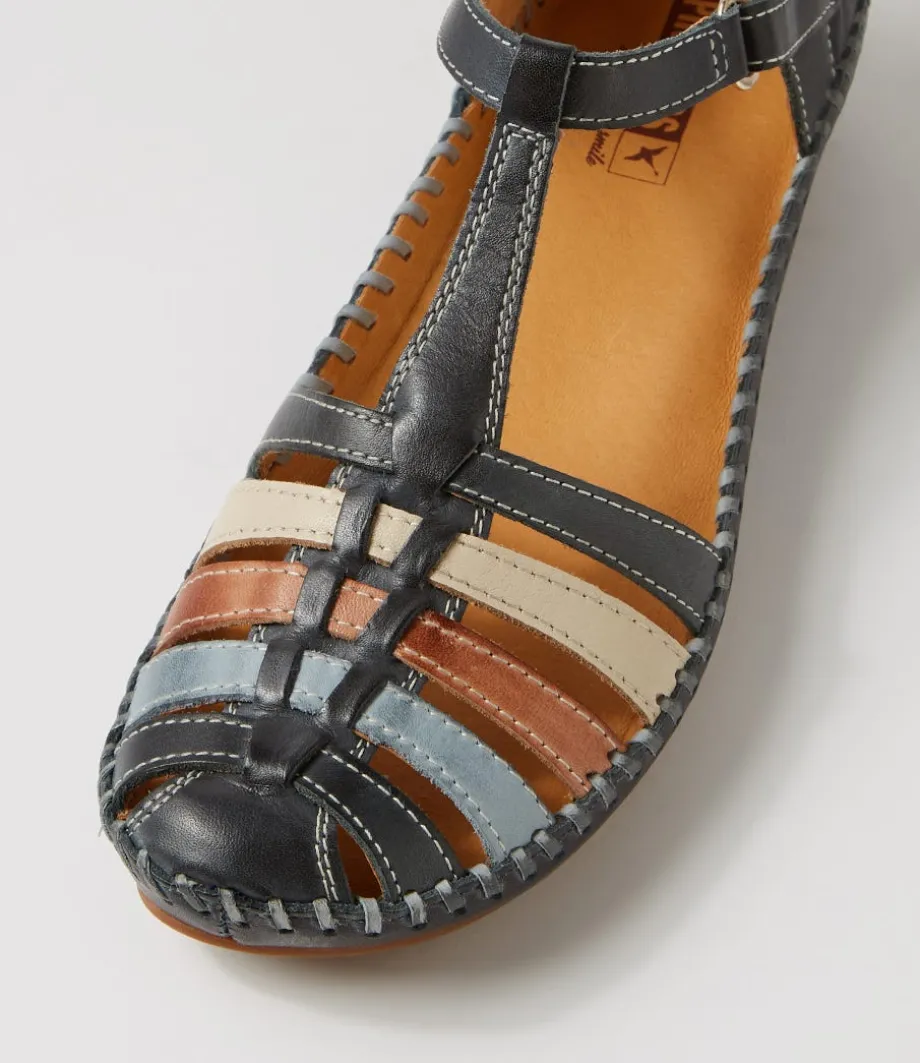 Vallarta 43 Ocean Leather Flat Shoes