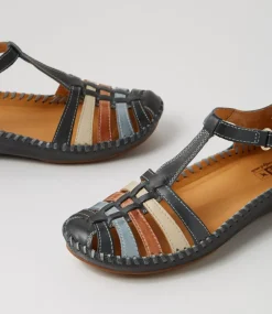Vallarta 43 Ocean Leather Flat Shoes