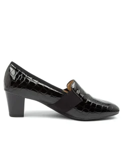 Verona 04 Schwarz Croc