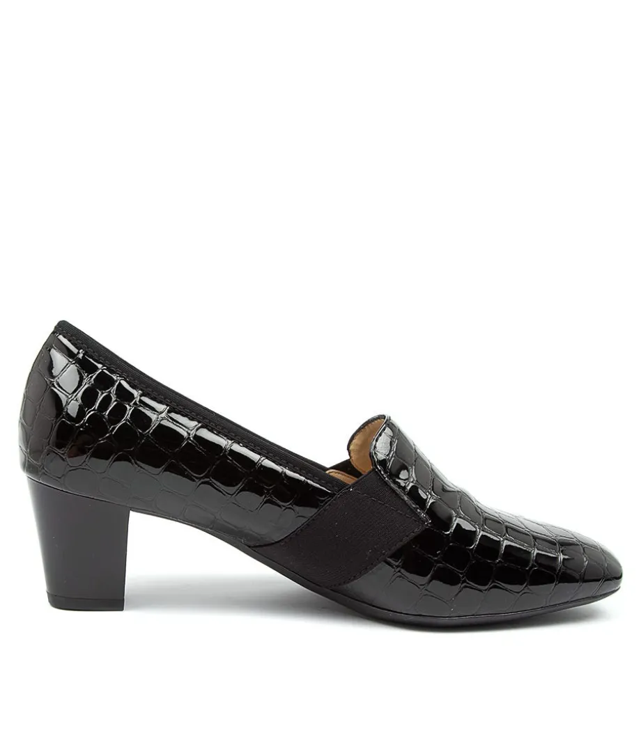 Verona 04 Schwarz Croc