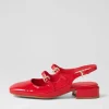 Viraz Red Patent Leather Heels