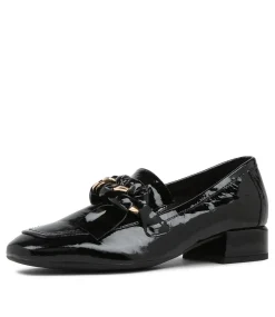 Viserys Black Shrunken Patent Heels