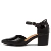 Vitor Xw Black Patent Leather Heels