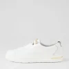 Wattel White Leather Sneakers